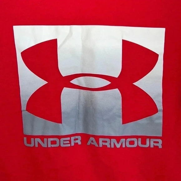 Under Armour “Heatgear” Short Sleeve T-Shirt, Men’s Size XL, Red/Gray - Picture 3 of 6